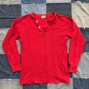 vtg LL Bean henley river drivers shirt made in usa